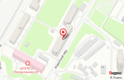 Компания Сибур-проект в Коротком переулке на карте
