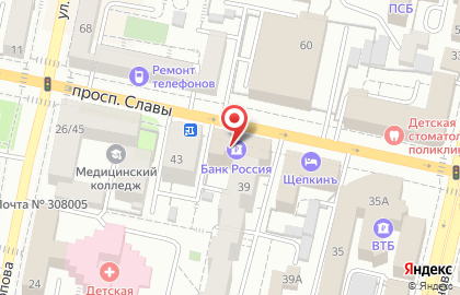 Государственная телевизионная и радиовещательная компания Белгород на карте