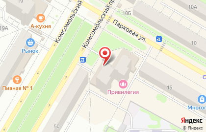 Гипермаркет Магнит в Уфе на карте