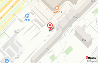 Автостоянка в Самаре на карте