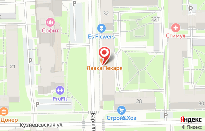 Булочная Лавка пекаря на Варшавской улице на карте