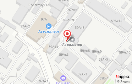 Баст на Гордеевской улице на карте