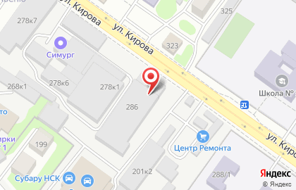 Магазин автозапчастей для Джип Джип 4х4, Шевроле, Тундра в Октябрьском районе на карте