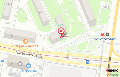 Парикмахерская в Москве на карте