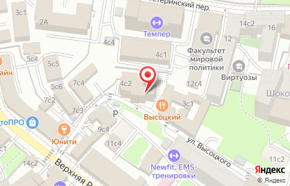 ТАРП Консалтинг в Тетеринском переулке на карте