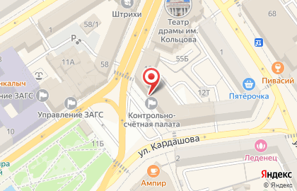 Магазин канцелярских товаров, ИП Воронов А.В. на карте