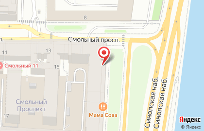 Студия пилатеса MVpilates на Смольном проспекте на карте