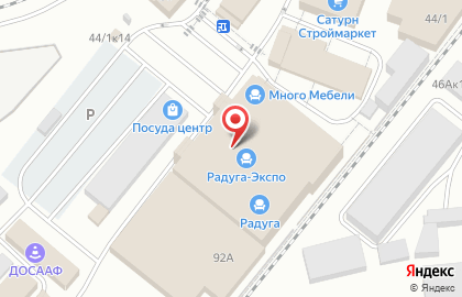 Салон Много Мебели в Калининском районе на карте