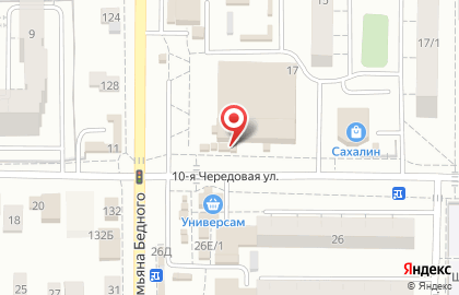 Коммуникационное агентство Навигатор на 10-ой Чередовой улице на карте