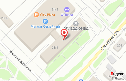 Суши-Маркет на Солнечной улице на карте