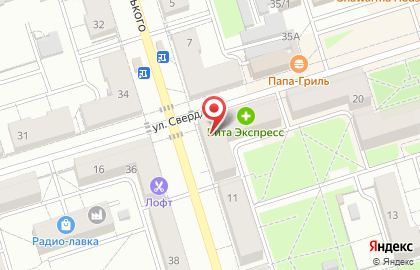 Аптека Апрель в Уфе на карте