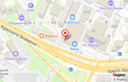Автостоянка во Владивостоке на карте