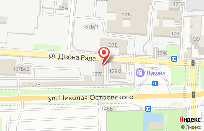 Типография Март на улице Николая Островского на карте