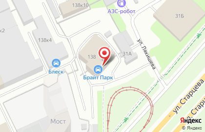 Автосалон Брайт парк на Пушкарской улице на карте