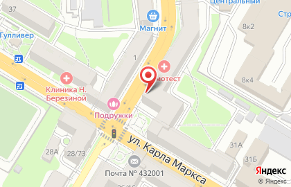 Тимер Банк на улице Карла Маркса на карте