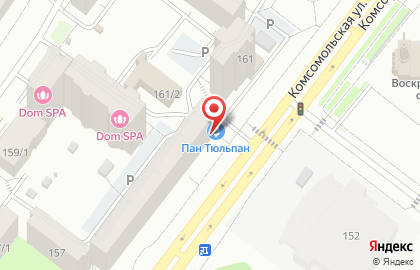 Магазин цветов Пан Тюльпан в Октябрьском районе на карте