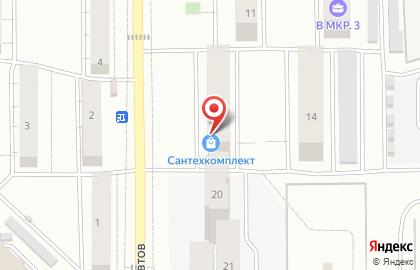Мебельный салон 12 стульев в 3-м микрорайоне на карте