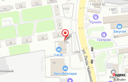 Магазин автозапчастей Меркурий в Краснодаре на карте