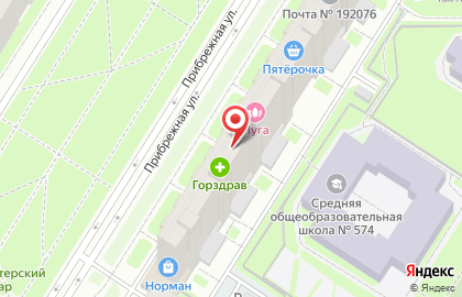 Магазин фильтров Гейзер на Прибрежной улице на карте