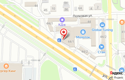 Торгово-сервисная фирма Кентавр на улице Братьев Кашириных на карте