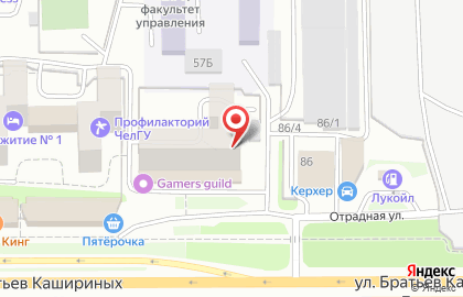 Компания по производству обложек ЮНА на улице Братьев Кашириных на карте