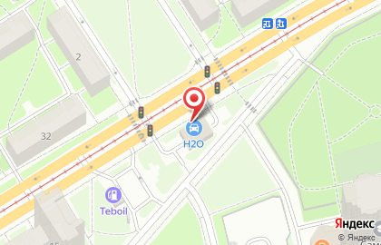 H2O на Торжковской улице на карте