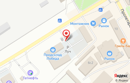 Автостоянка Луч на проспекте Нефтяников на карте