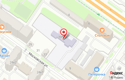 Детский сад №51 на Московской улице на карте