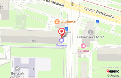 Магазин Эльфея в Красносельском районе на карте