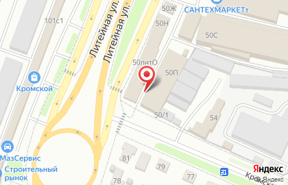Салон Русские двери на Кромской улице на карте