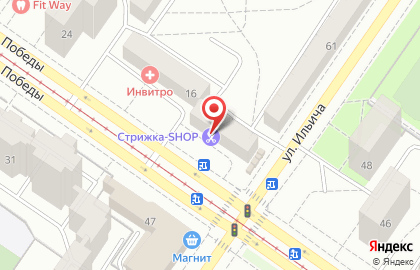Парикмахерская Стрижка-SHOP в Орджоникидзевском районе на карте