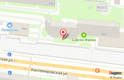 ОПТИКА "Вижу Мир" на Кантемировской улице на карте