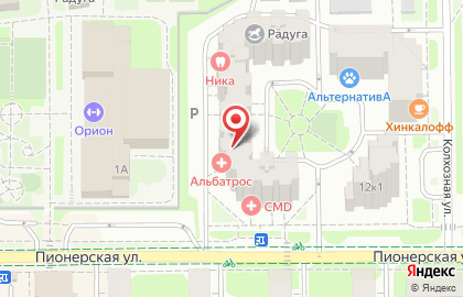 Банкомат МИнБанк на Колхозной улице на карте