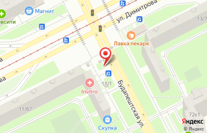 Магазин Союзпечать на Будапештской улице, 67б киоск на карте