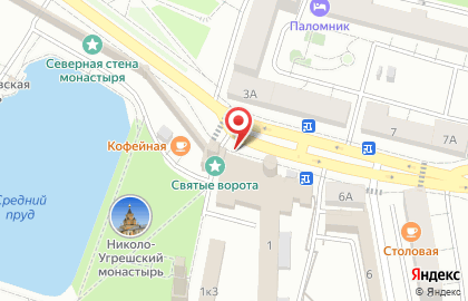 Николо-Угрешский монастырь Монастырская лавка на Алма-Атинской на карте