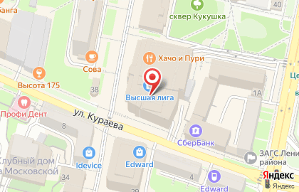 Магазин и цветомат Цветочная симфония на Московской улице на карте