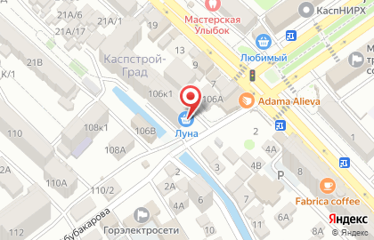 Супермаркет Луна в Советском районе на карте