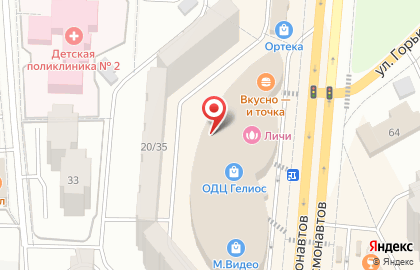 Школа спортивных бальных танцев для детей Высота на проспекте Космонавтов на карте