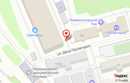 Автомастерская Вектор на карте
