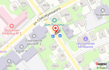 EDA-kafe на улице Симановского на карте