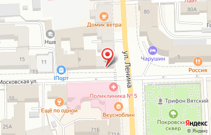 Магазин товаров для здоровья и красоты ДомДоктор на Московской улице на карте