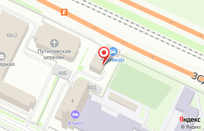 Таможенный брокер Меридиан на улице Возрождения на карте