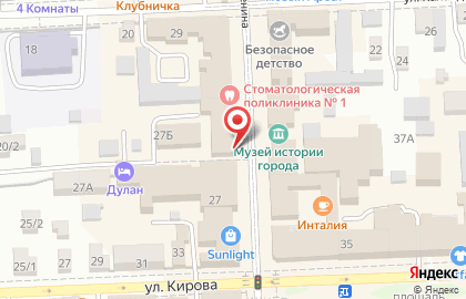 Терминал АТБ на улице Ленина на карте