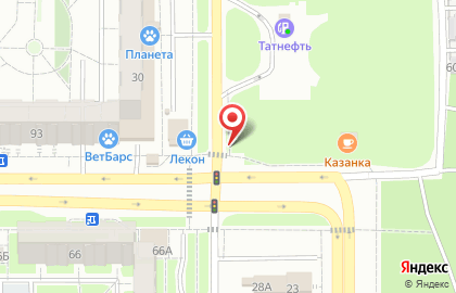 Шиномонтажная мастерская в Ново-Савиновском районе на карте