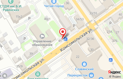 Киоск фастфудной продукции на улице Ленина на карте