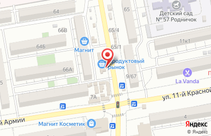 Магазин разливного пива МагBEER в Астрахани на карте
