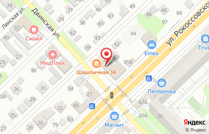 Автомойка На Двинской на карте