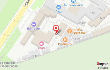 Деловой стиль на проспекте Победы на карте
