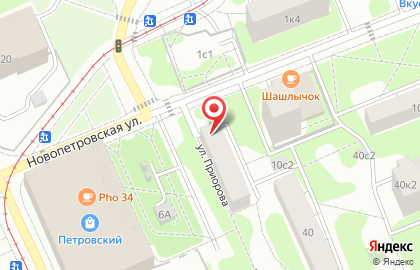 Цветочный магазин в Москве на карте