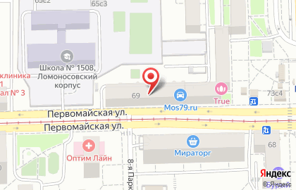 Фотоцентр Окей на Первомайской в Измайлово на карте